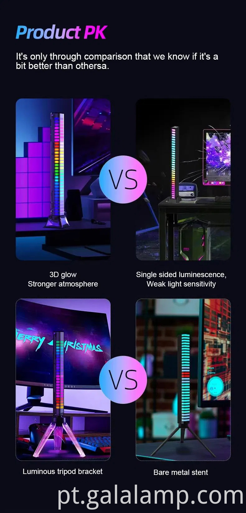 Luz ambiente de carro controlado por aplicativo inteligente com efeitos de ritmo
